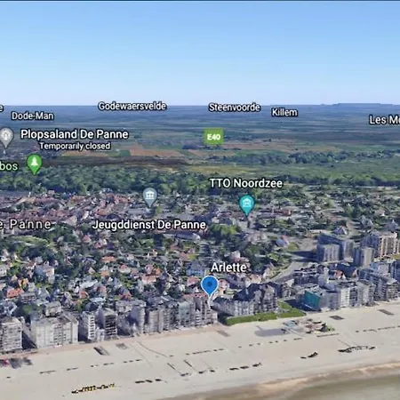 Spacious Flat With Lounge Terrace, Near The Sea * La Panne